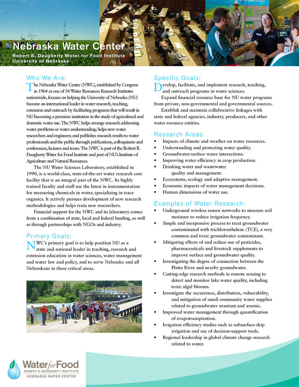 Nebraska Water Center Fact Sheet